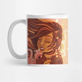 Magical Girl & Dragon Mug